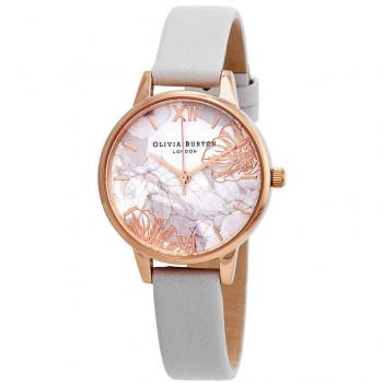 Reloj para Mujer Olivia Burton Flores Abstractas Blush y Tonos de Oro Rosa OB16VM12