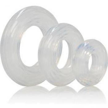 Calexotics Set of 3 Silicone Cock Rings
