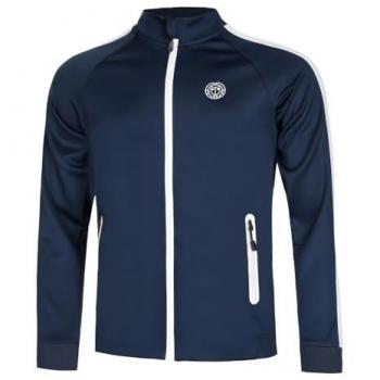 BIDI BADU Crew Chaqueta De Entrenamiento Hombres - Azul Oscuro, chaqueta de entrenamiento para hombres, color azul oscuro, con diseño moderno y funcional, incluye cremallera completa y bolsillos laterales