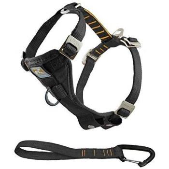 kurgo Enhanced Tru de Fit de Smart Vajilla, incluye conexión al ansc hnaller, XL, color negro