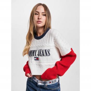 Jersey Tommy Jeans Mujer Multicolor - Tjw Rlxd Crop Archive
