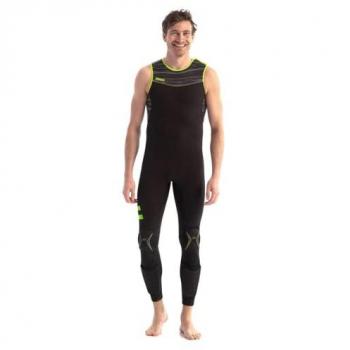 Jobe Traje Neopreno Toronto Jet 2 Mm Negro Hombre Adulto Sin Mangas Con Cremallera En La Espalda Long John Shinprotector