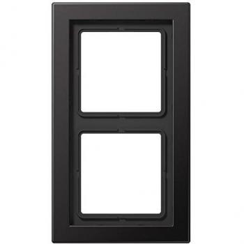 Marco 2 Elementos Aluminio Oscuro (11mm) LS Design JUNG ALD 2982 D