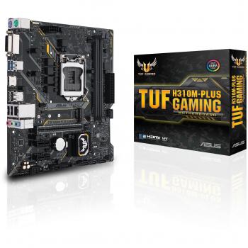 Asus Intel H310 mATX - Placa base gaming con Aura Sync RGB iluminación LED, DDR4 2666MHz , 20Gbps M.2