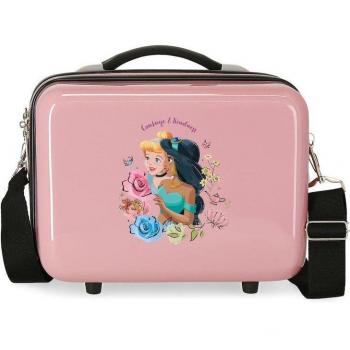 Disney Neceser Princesas Courage & Kindness Adaptable Rosa de ABS Infantil con Capacidad de 9L