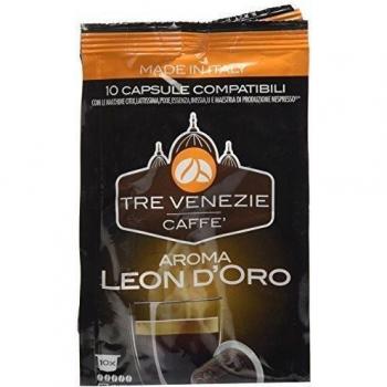 Tre Venezie Caffe, Aroma Leon DŽOro - 10 Cápsulas