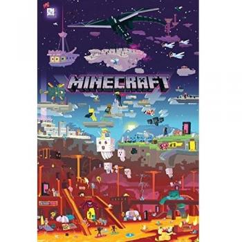 GB Eye LTD, Minecraft, World Beyond, Maxi Poster 61x91,5cm