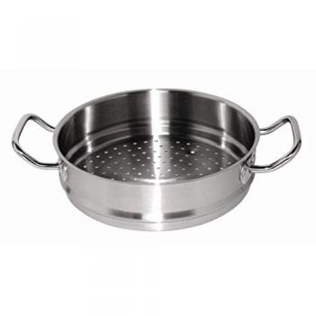 Vaporera Tri-Wall de Acero Inoxidable y Aluminio 28cm - Compatible con Inducción, Gas y Eléctrico