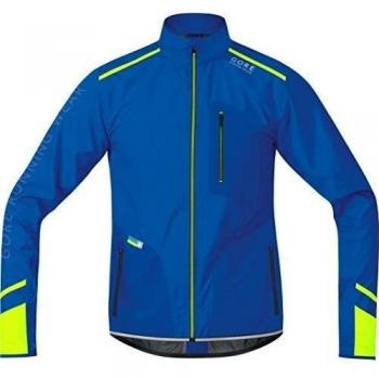 Gore Running Wear X-Run Ultra Windstopper Soft Shell Light - Chaqueta para hombre, color azul, talla XL