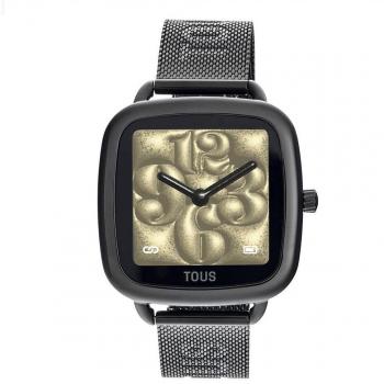 Smartwatch TOUS D-Connect con brazalete de acero IP negro