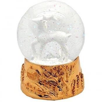 20050 Snow Globe Deer Christmas with Music Box 140mm height