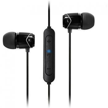 SoundMagic E10BT - Cancelación de Auriculares inalámbrico con micrófono, Color Negro