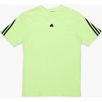 Camiseta de Manga Corta Adidas U Future Icons 3 Stripes Sportswear para niños en color verde