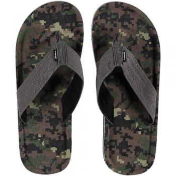O 'Neill Chad Pattern Flip Flops, Green AOP