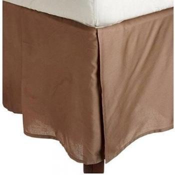 Elección de algodón egipcio de lino británico 650-estándar de satén., Taupe Solid, Euro doble IKEA