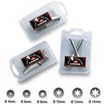 Lacor - 68993 - Set 6 Boquillas Rosa Inox.