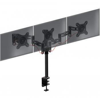 Soporte de Mesa Duronic DM452 para 3 Monitores de 13-22 VESA 100x100 Máx 8kg