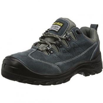 Safety Jogger Kronus - Calzado de protección de cuero nobuck unisex, color gris, talla 46