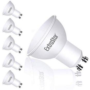 Extrastar Pack 2 Bombillas LED 6W GU10 Blanco Frío