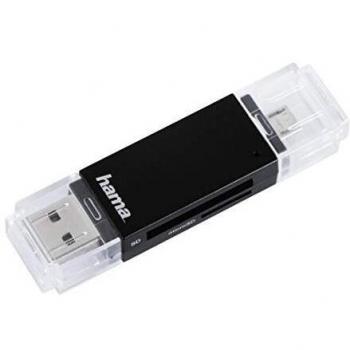Hama - Lector USB 2.0 para Smartphone y Tablet