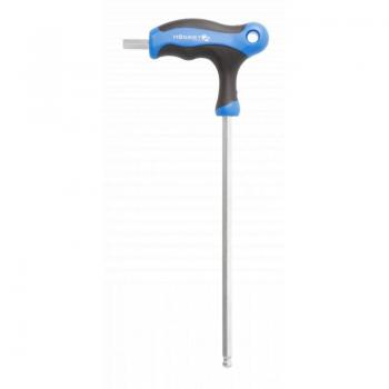 Llave hexagonal tipo T Högert Technik - Largo - Diámetro 8 mm - Fabricado en acero S2 de alta calidad - Resistente a la deformación y la abrasión - Mango en forma de T