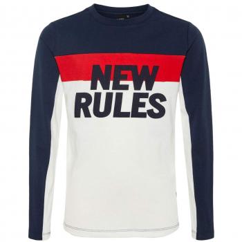 NAME IT Camiseta Manga Larga NIÑO MOLI - 134-140, Sky Captain