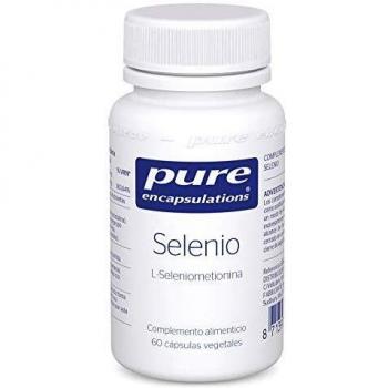 Pure Encapsulations - Selenio 200mcg - Complemento Alimenticio Orgánico de L-Selenometionina para el Apoyo de la Función Inmunológica y Tiroidea - 60 Cápsulas Vegetarianas