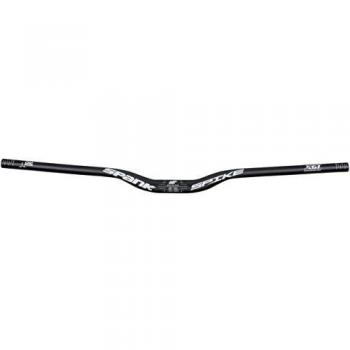 Spank Spike 800 Race Bar - 800mm Width, 31.8mm Clamp, Black Finish, 15mm Rise