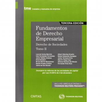 Fundamentos de derecho empresarial.Tomo II Derecho de Sociedades