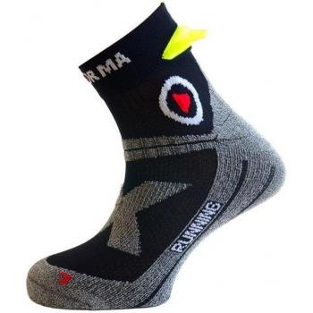 Enforma Running All Season - Calcetines deportivos unisex, color negro, talla XL