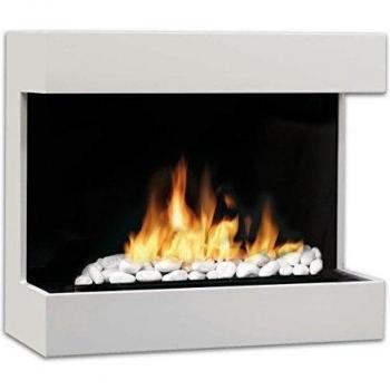 Rubyfires Umbria pared etanol chimenea bioetanol tablero DM), color blanco