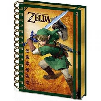 Pyramid The Legend Of Zelda - Spiral Notebook 3D Link