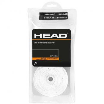 Head XtremeSoft 30-Pack White Unisex Tennis Racquet Overgrip