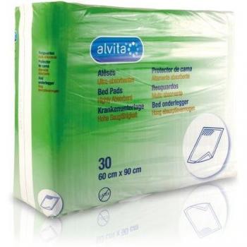 Alvita Protector de Cama 60x90cm 30uds