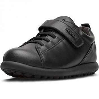 Zapatillas Camper Pelotas Ariel de Piel para Niños, Color Negro, Talla 39