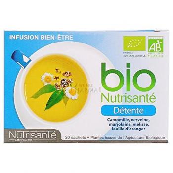 Nutrisanté Infusion Détente Thé Vert 20 Sachets