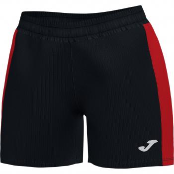 Short Joma Maxi Mujer Niña Negro Rojo