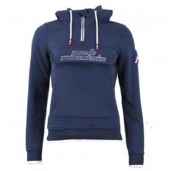 Peak Mountain Women's Fleece Hoodie Aflow
