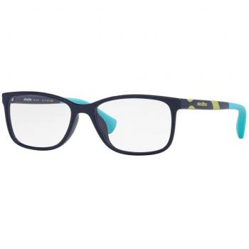 Miraflex MF4018 Kids L907 Kids' Eyeglasses Blue Size 51 - Frame Only, Free Lenses, HSA/FSA Insurance, Blue Light Block Available