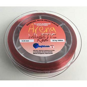 Línea de pesca Estanfish Monofilamento Arena 1000 M Rojo, Nylon Monofilamento Arena Mimetic Red 0.34 - 1000m ROJO, Resistencia de 22kg