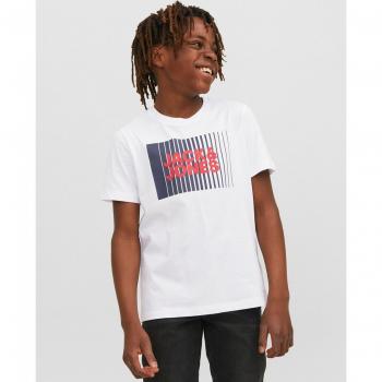 Camiseta Jack & Jones modelo 12237411-White para niñ@ en color blanco