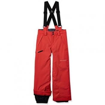 Pantalón largo de esquí Spyder Propulsión rojo y negro para niños - 16 años