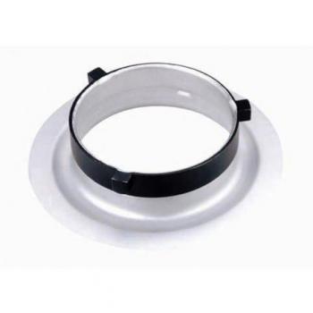 Adaptador Falcon Eyes DBBW para Bowens/Linkstar/StudioKing/Lastolite - Accesorio de Filtro Objetivo, Color Negro