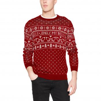 JACK & JONES Jorstag Knit Crew Neck, Suéter para Hombre