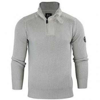 Crosshatch - Jerséi - para hombre beige Vaporous Grey M