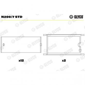 Glyco N200/7 STD Rodamientos