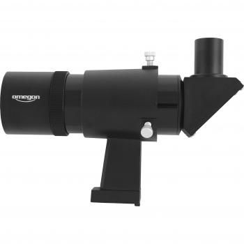 Omegon Visor de 9x50, posición Angular de observación, representación Correcta y Vertical, Negro