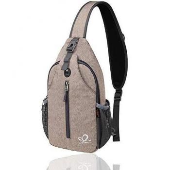 Waterfly Mochila Cruzada Pecho Mochila Bandolera para Ciclismo Senderismo Casual Hombre y Mujer