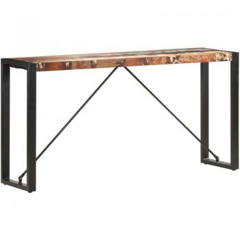 Mesa Consola de Madera Maciza Reciclada Prolenta Premium 150x35x76 cm