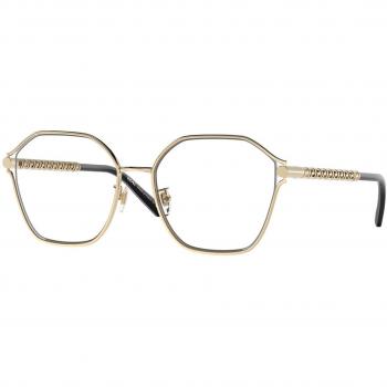 Versace VE1299D Asian Fit 1252 Women’s Eyeglasses Gold Size 55 (Frame Only) - Blue Light Block Available